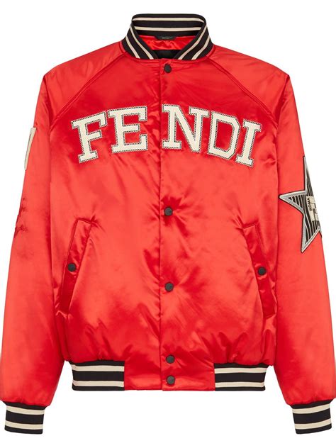 women fendi bomber jacket|fendi bomber jacket men's.